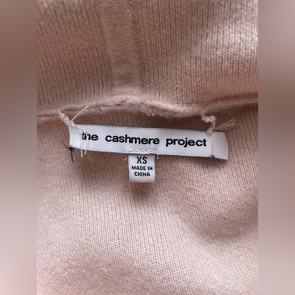 The Cashmere Project Women Long Thick Cardigan Cashmere Sweater Light Pink XS - Picture 11 of 13